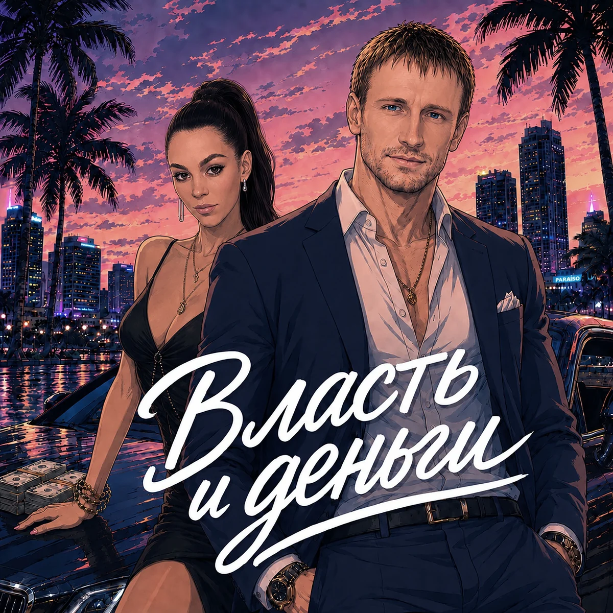 Обложка песни «Власть и деньги» группы Deniz & Natyamba